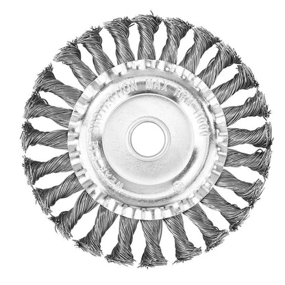 Universal Steel Wire Weed Brush Cutter Head for Lawn Mower – 4/5/10 Inch Grass Trimmer Disc Garden Weeding Tool Attachment