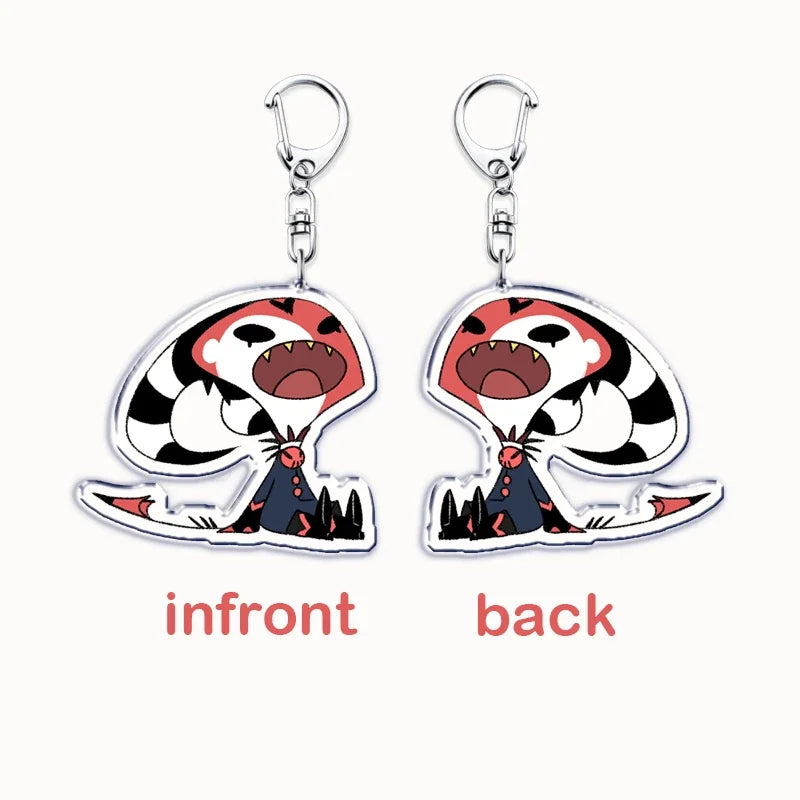 Helluva Blitzo Anime Keychain – Boss Pendant Bag Accessory & Fan Gift Keyring Jewelry