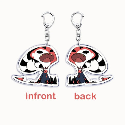 Helluva Blitzo Anime Keychain – Boss Pendant Bag Accessory & Fan Gift Keyring Jewelry