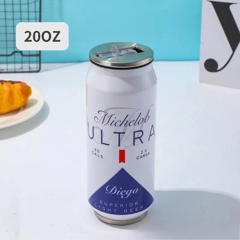 500ml 304 Stainless Steel Insulated Tumbler - Thermal Cup for Car, Coffee, Cola & Cold Drinks