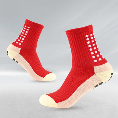 Anti-Slip Football Socks - Non-Slip Soccer, Basketball, Tennis & Cycling Grip Socks for Men
