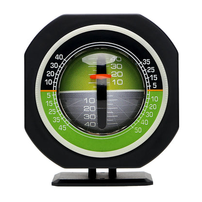 High-Precision Car Inclinometer & Compass — Built-in LED Slope Meter, Vehicle Angle & Gradient Level