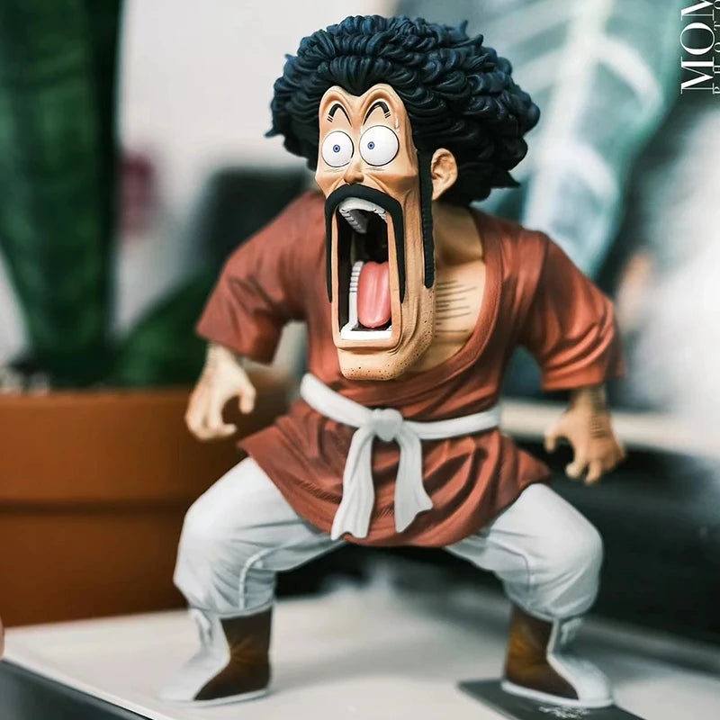 Dragon Ball Z Mr. Satan (Hercule) Figure — 18cm Anime Action Figure with 2 Heads, PVC Collectible Doll Toy for Kids & Gifts
