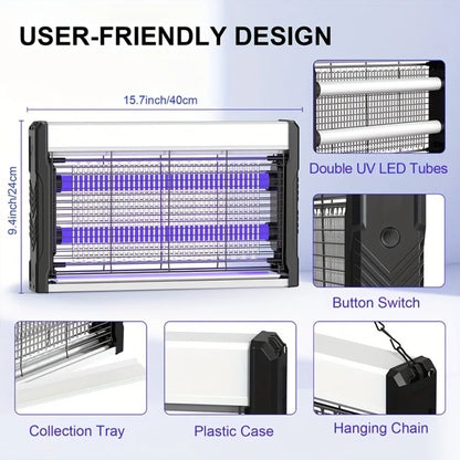 USB Mosquito Killer Lamp - UV Electric Insect Trap for Home, Hotel & Outdoor Fly Control
