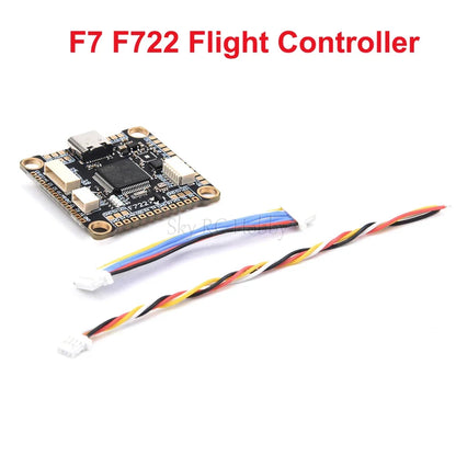 F405/F405HD & F7/F722 Flight Controller Stack with F4 V3S Plus FC + 60A 4-in-1 BLHeli_S ESC – 30.5×30.5mm for RC FPV Racing Drone
