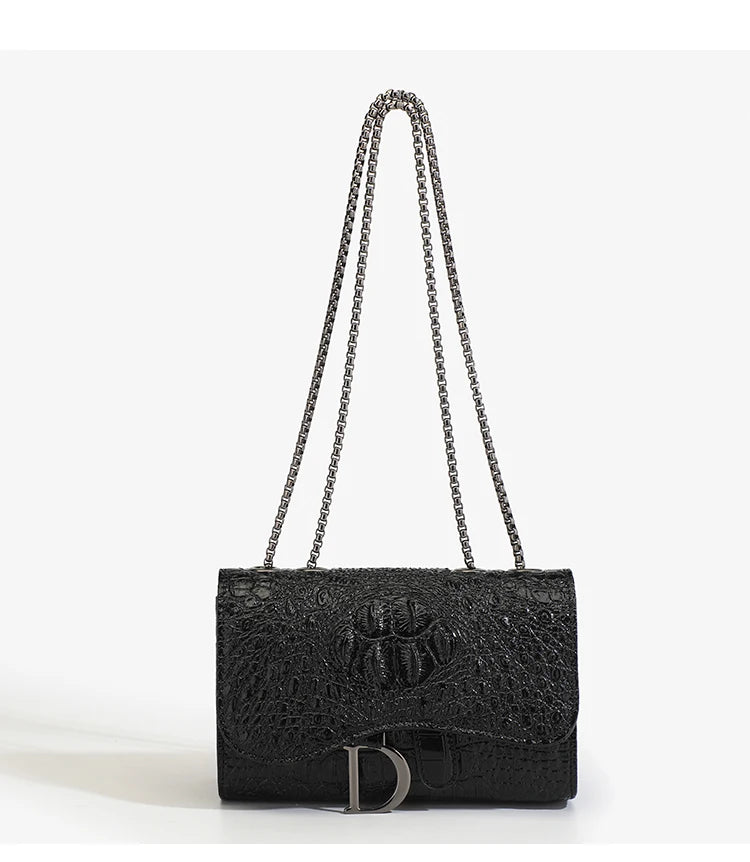 Women's Luxury Crossbody Handbag – Sequined Shoulder Messenger Bag with Chains, Casual Purses & Handbags