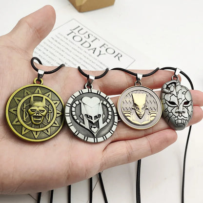 JoJo’s Bizarre Adventure Arrow Pendant Necklace – Josuke & Jotaro Cosplay Jewelry Gift