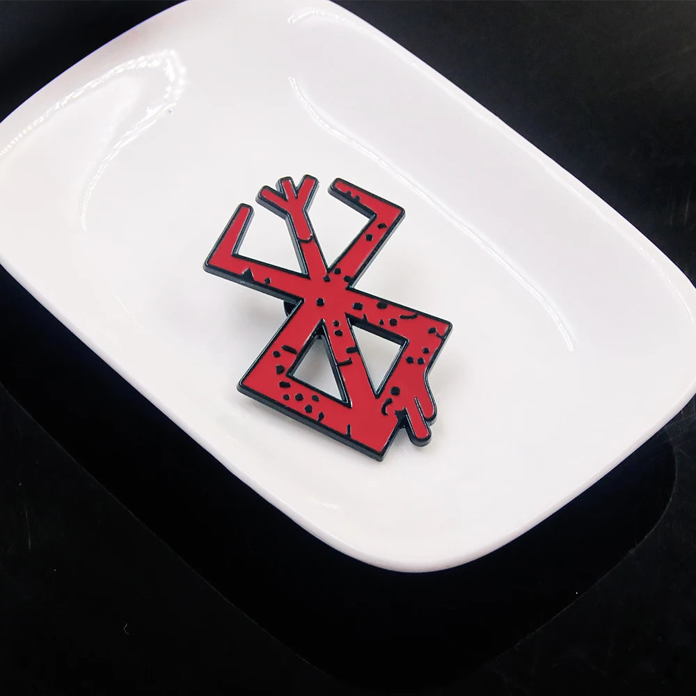 Anime Guts Enamel Pin – Berserk Brand of Sacrifice Lapel Brooch for Men & Women Gift