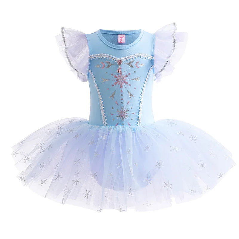 Girls Ballet Tutu Dress - Sequined Princess Party Costume for Dance & Stage Performances