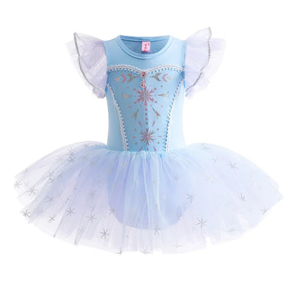 Girls Ballet Tutu Dress - Sequined Princess Party Costume for Dance & Stage Performances