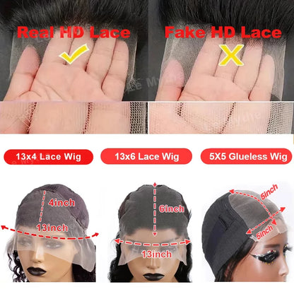 30-40 Inch Honey Blonde 250 Density 613 HD Lace Front Wig – 13x6 Transparent Straight Human Hair, 13x4 Lace Frontal Wig for Women