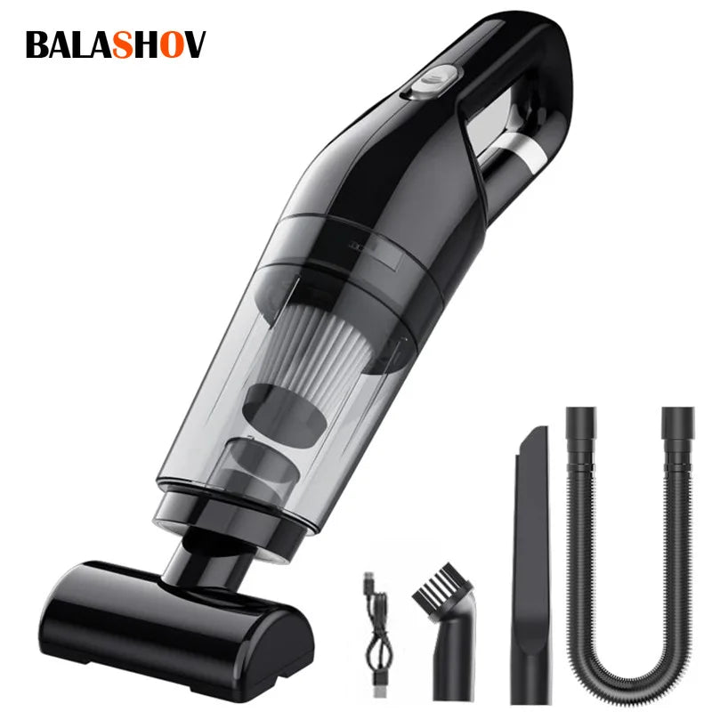 Handheld Rechargeable Vacuum Cleaner – Portable Wireless Dual-Purpose Car & Home Dust Catcher 10000PA