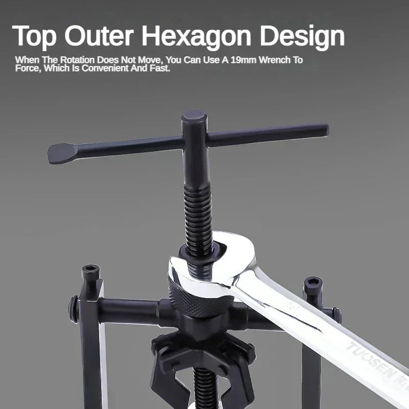 3-Jaw Car Bearing Extractor - Labor-Saving Gear Puller Tool for Auto Repair & Disassembly