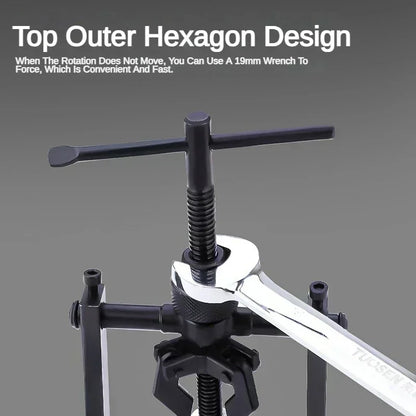 3-Jaw Car Bearing Extractor - Labor-Saving Gear Puller Tool for Auto Repair & Disassembly