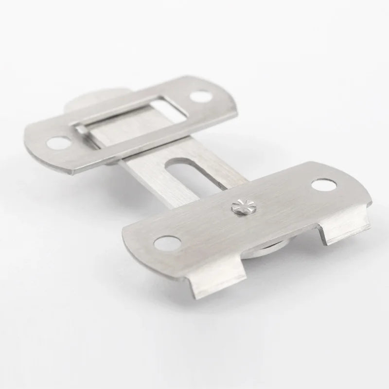 Stainless Steel Toggle Latch: Door Lock Guard Bolt 90 180 Degree Sliding Barn Door Lock - Black Iron Right Angle Barn Lock