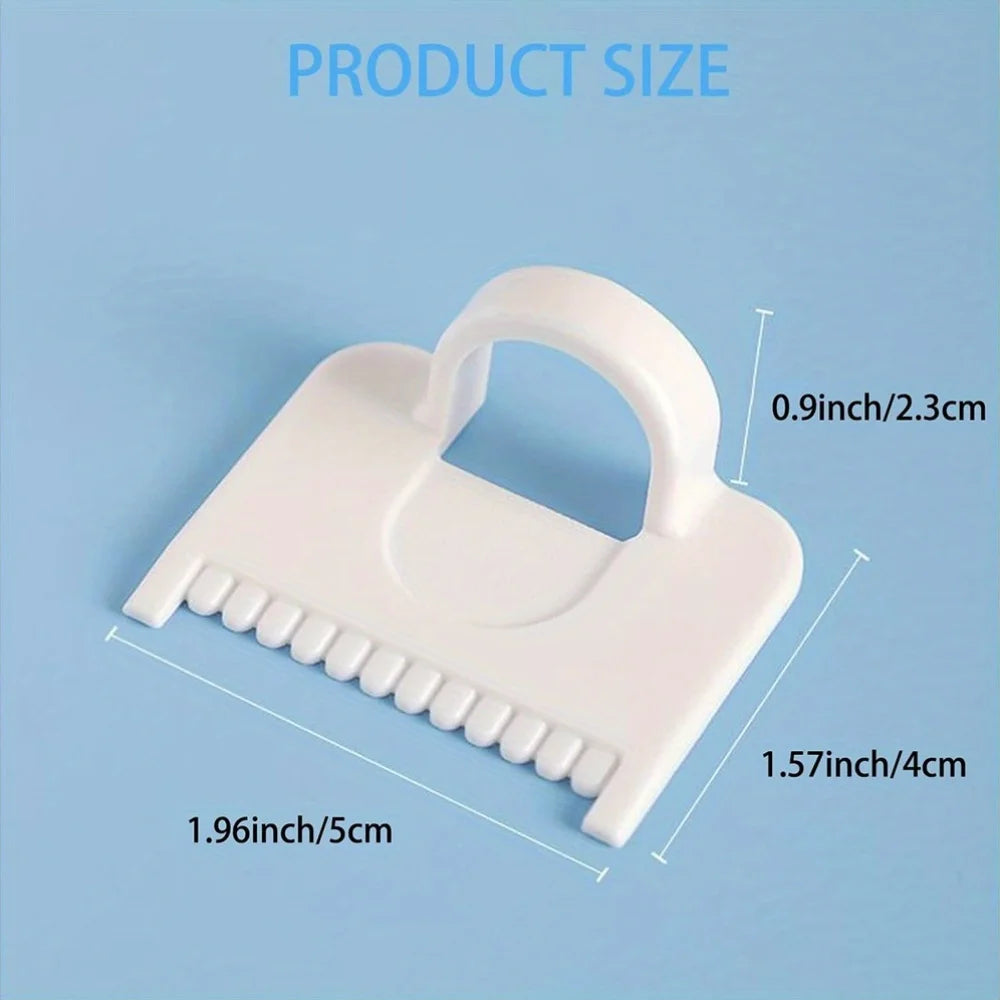 2-Piece Sewing Guide Template Kit – 3mm Stitch Spacing Tool for Precision Fabric Sewing, Embroidery & Leathercraft
