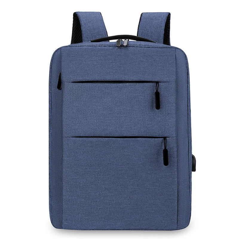 Multi-Layer Zipper Laptop Backpack 13–15 Inch – Business Travel Computer Bag for Men & Women