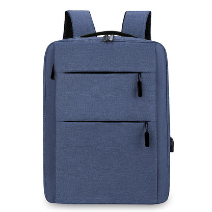Multi-Layer Zipper Laptop Backpack 13–15 Inch – Business Travel Computer Bag for Men & Women