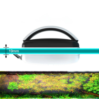 Aquarium Glass Algae Scraper – Magnetic Floating Fish Tank Cleaner Brush
