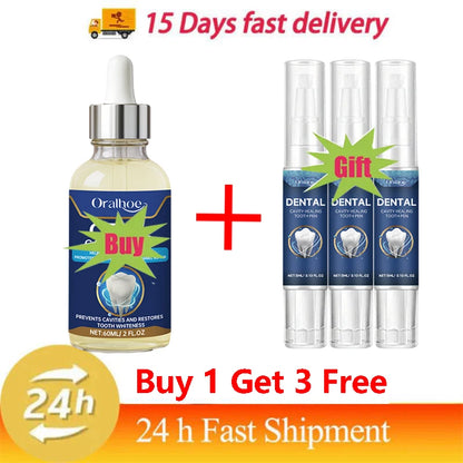 60ML Gum Repair Gel Serum - Sore Gum Relief Dental Care for Teeth Cleaning, Stains, Tartar & Oral Health