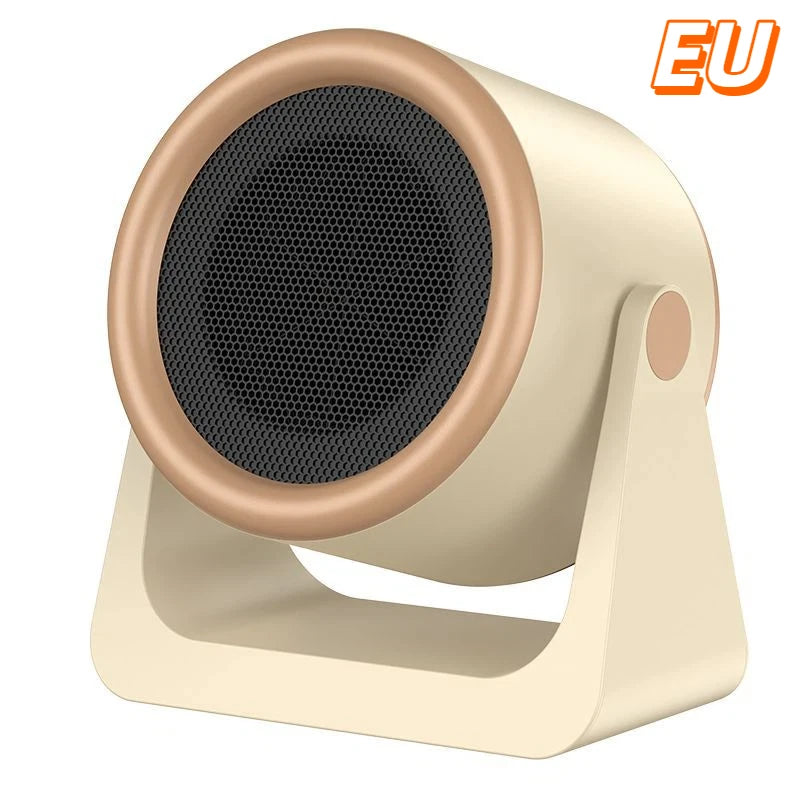Desktop Mini Space Heater - Quiet, Energy-Efficient Fast-Heating Warm Air Blower for Dormitory, Home, Bedroom and Office Use