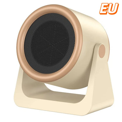 Desktop Mini Space Heater - Quiet, Energy-Efficient Fast-Heating Warm Air Blower for Dormitory, Home, Bedroom and Office Use