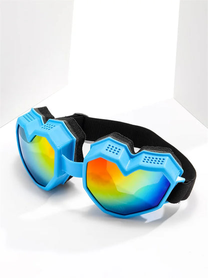 Pair of Love-Shaped Sunglasses – Windproof & UV Protection Ski Goggles