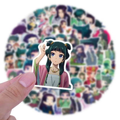 The Apothecary Diaries Anime Stickers – 120-Piece Aesthetic Graffiti Decal Set for Laptops, Phones, Fridges & Creative Stationery