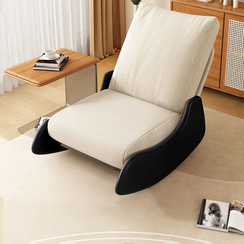 Ergonomic Adjustable Rocking Recliner Chair - Lazy Lounge Seat for Living Room & Balcony
