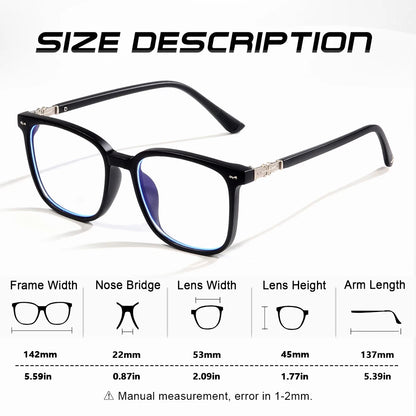 CRIXALIS Anti Blue Light Glasses - Fashionable Computer & Phone Protection Eyewear for Men and Women