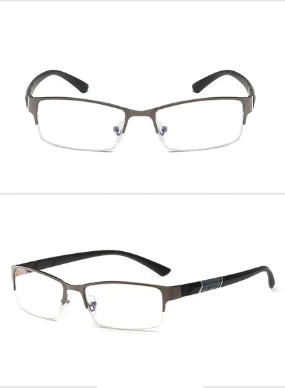 New Half Metal Frame Nearsighted Glasses Unisex Prescription Myopia 0 -0.5 -1 -1.5 -2 -2.5 -3 -4 -5 -6 Unisex óculos de leitura