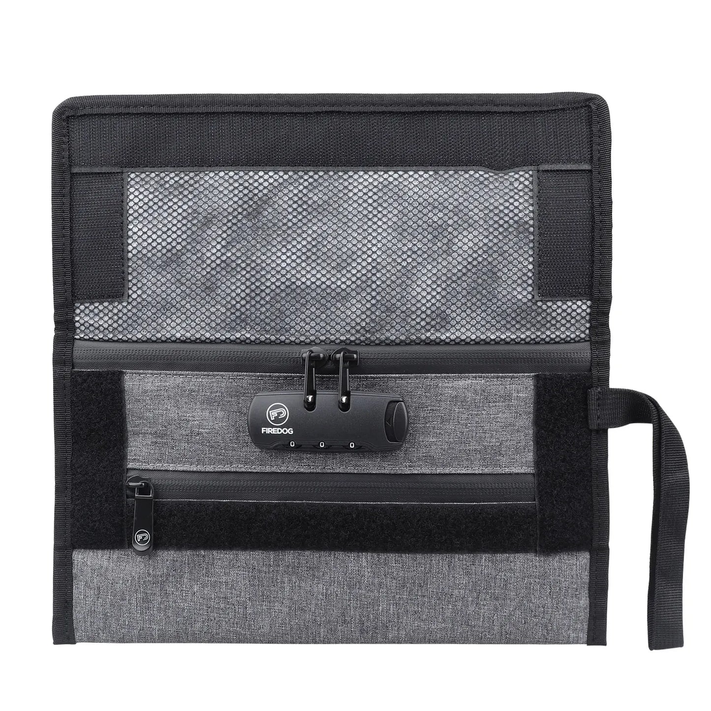 FIREDOG Travel Smell-Proof Lockable Pouch – Carbon-Lined Storage Bag for Tobacco & Herbs