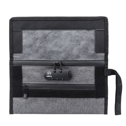 FIREDOG Travel Smell-Proof Lockable Pouch – Carbon-Lined Storage Bag for Tobacco & Herbs