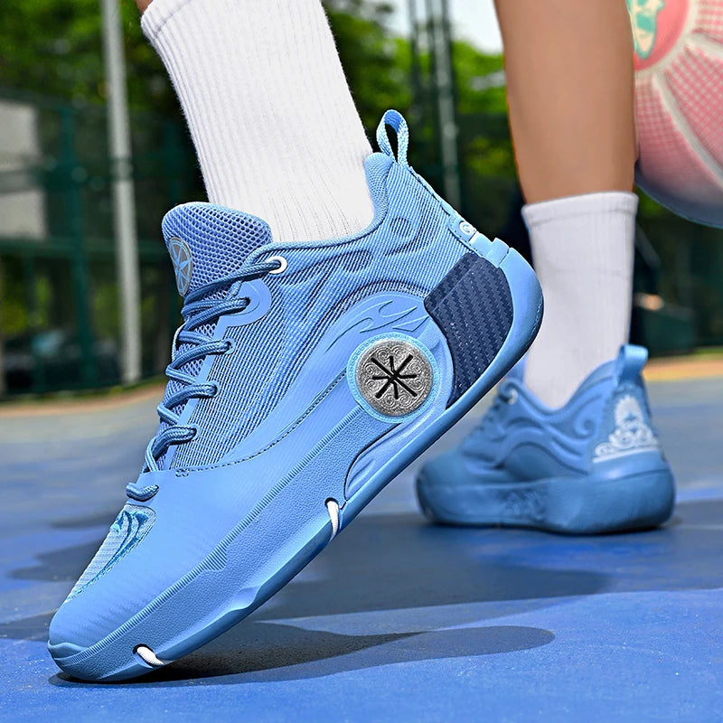 Men's Athletic Basketball Shoes - Breathable Cushioned Non-Slip Sneakers for Gym, Training & Running