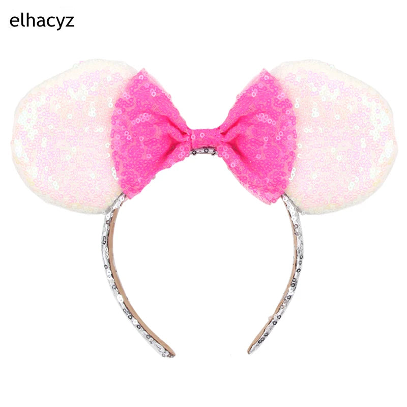 Big Classic Polka Dot Bow Minnie Mouse Ears Headband – Festival & Party Hairband for Women & Girls, Disney Trip Accessories
