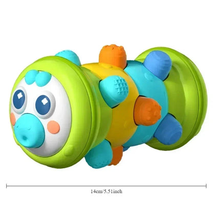 Baby Crawling Roller Toy - Montessori Tummy Time Activity Roller for Sensory Stimulation and Early Development, Ages 0–12 Months