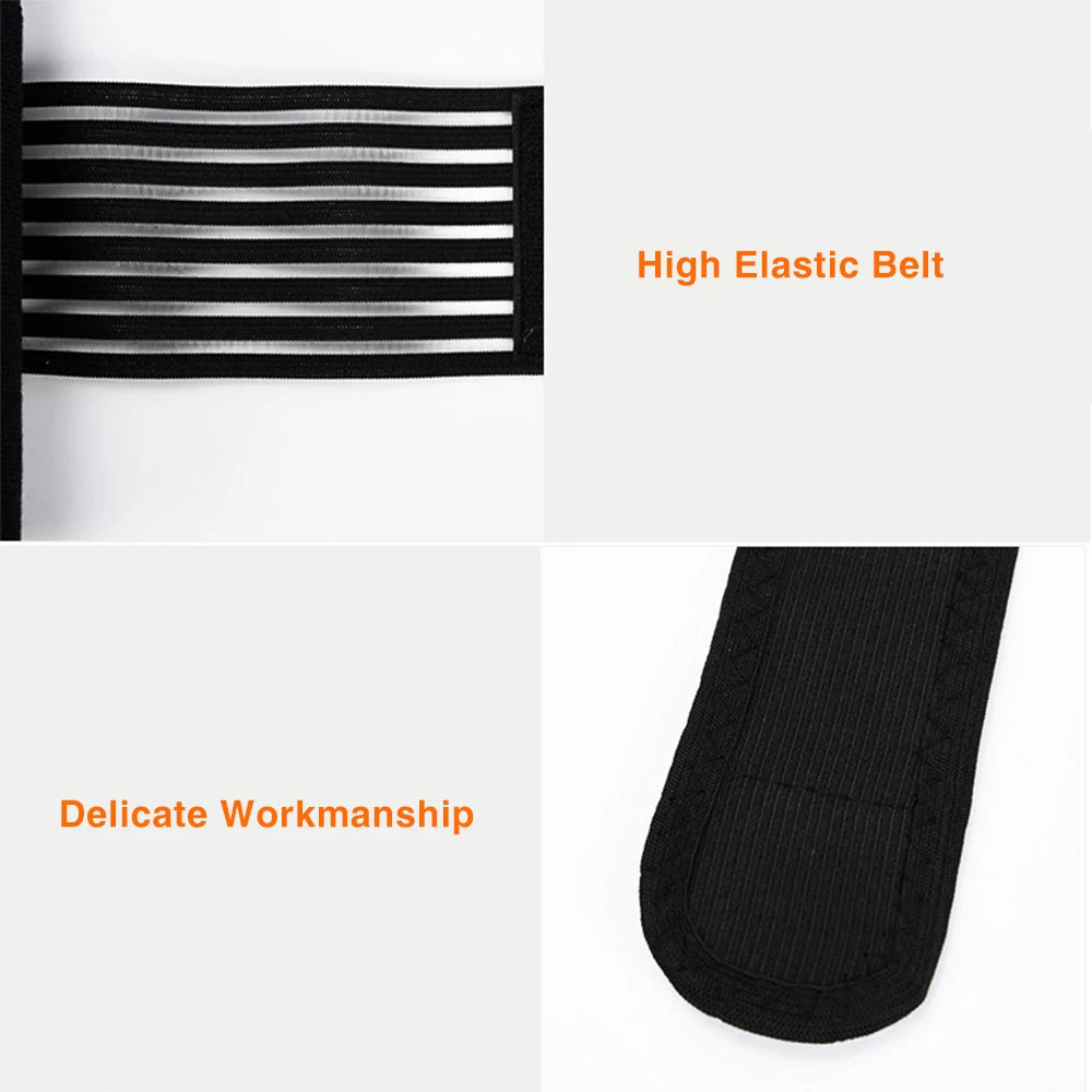 Tourmaline Magnetic Heated Vest — Self-Heating Thermal Waist Brace & Lumbar Support Corset for Posture Correction and Pain Relief