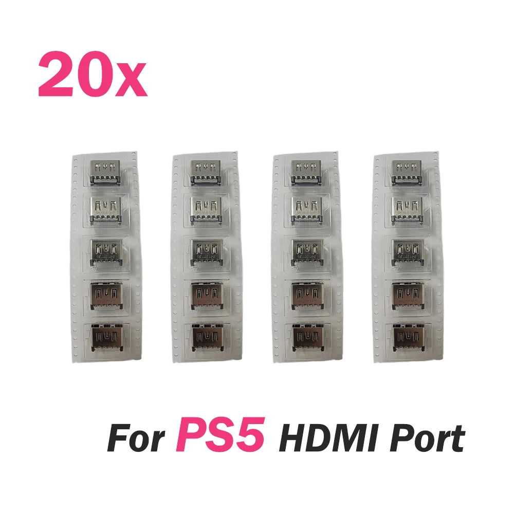 PS5 HDMI Port Replacement Socket – Compatible Connector for PS5, PS5 Slim & PS5 Pro (10/20/50PCS)