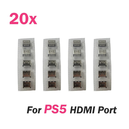 PS5 HDMI Port Replacement Socket – Compatible Connector for PS5, PS5 Slim & PS5 Pro (10/20/50PCS)
