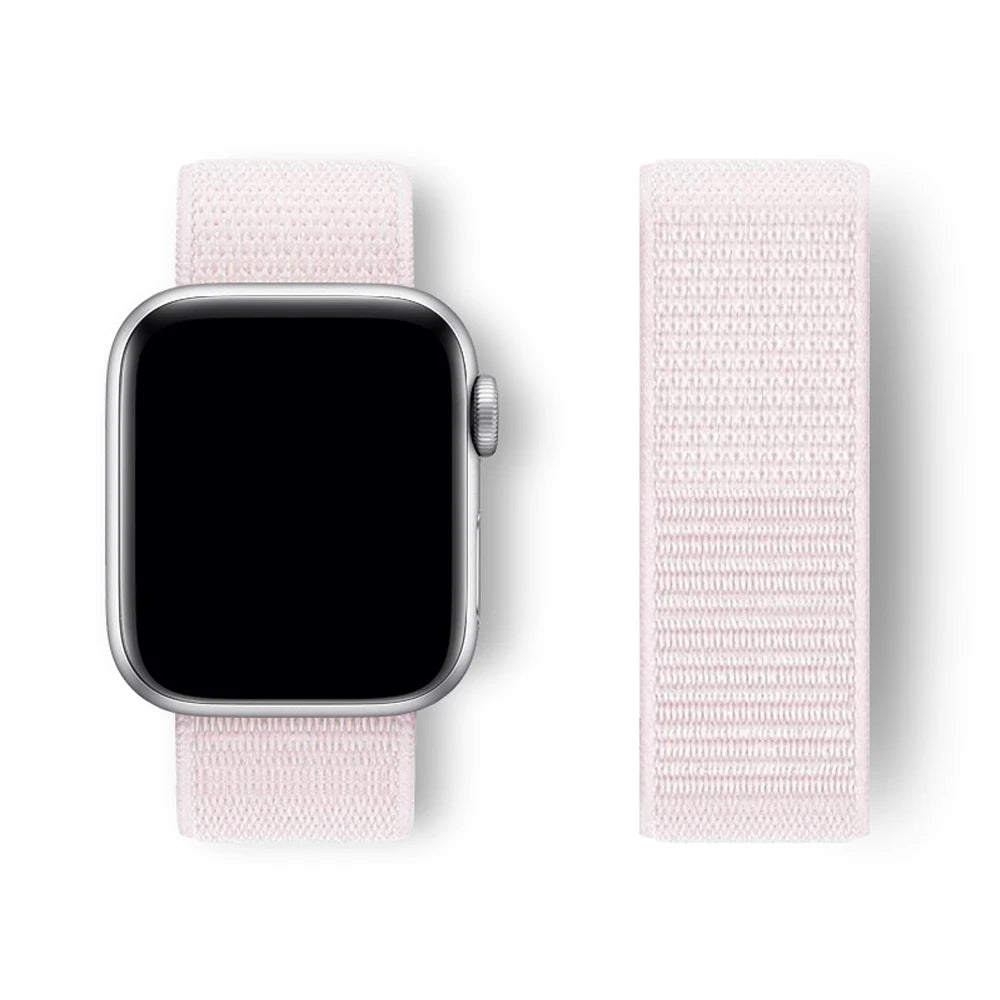 Sport Loop Strap for Apple Watch Band 40mm–49mm – Compatible with Series 3–10, SE & Ultra Adjustable Bracelet