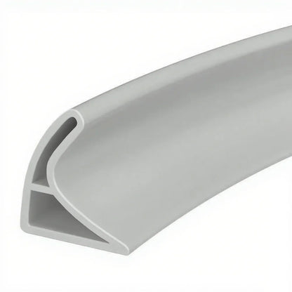 1/3M Silicone Shower Water Barrier - Self-Adhesive Folding Edge Strip for Bathroom Wet-Dry Separation