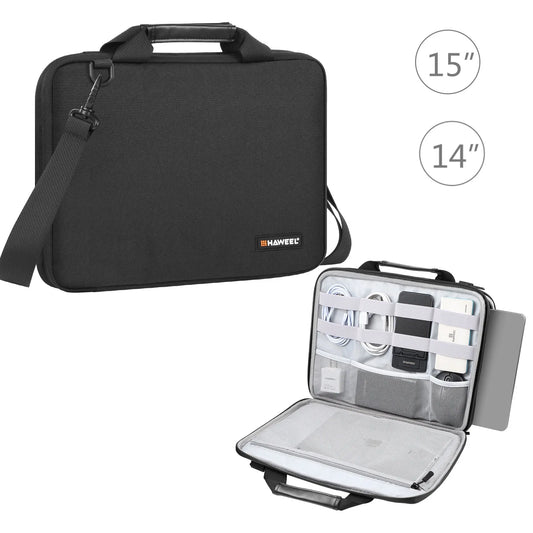 HAWEEL 13-16 Inch Briefcase Crossbody Laptop Bag - Compatible with MacBook, Lenovo ThinkPad, ASUS, HP and More