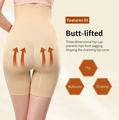 Women’s Seamless High-Waist Shapewear – Butt Lifter Tummy Control Slimming Panty Briefs