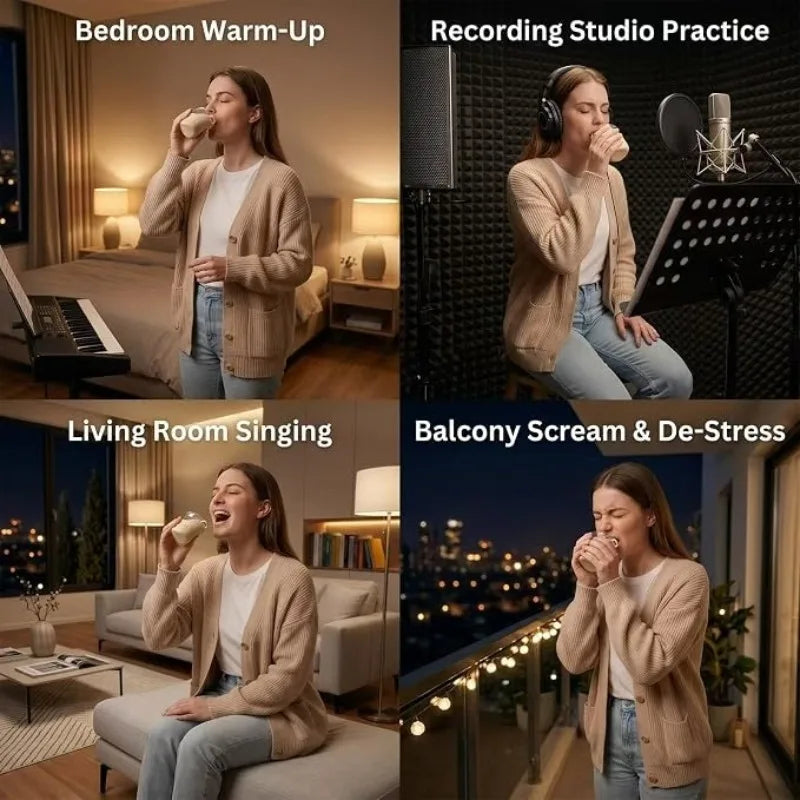 Vocal Dampener for Singers - Waterproof Noise-Reducing Voice Control Device for Performers & Practice
