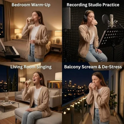 Vocal Dampener for Singers - Waterproof Noise-Reducing Voice Control Device for Performers & Practice