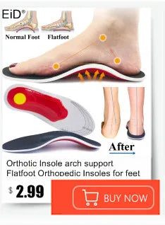 EiD Magnetic Therapy Foot Insoles – Soft Acupressure Sports Cushion for Men & Women