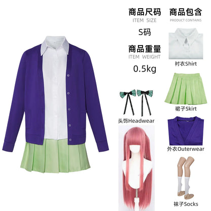 Quintessential Quintuplets Cosplay Costume - Full School Uniform Set for Comic Con & Halloween