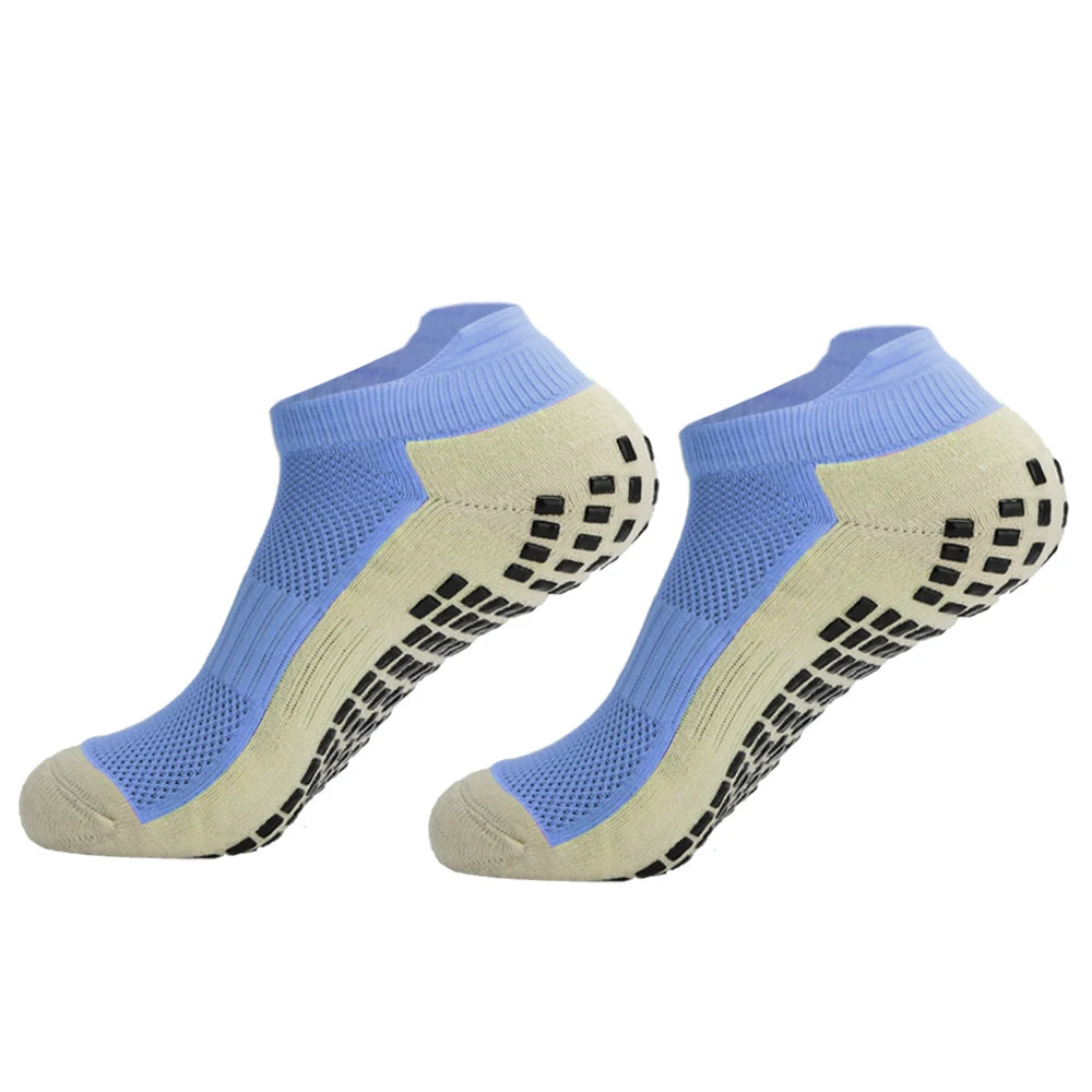 Men & Women Soccer Socks — Silicone Anti-Slip Grip Sports Football Socks