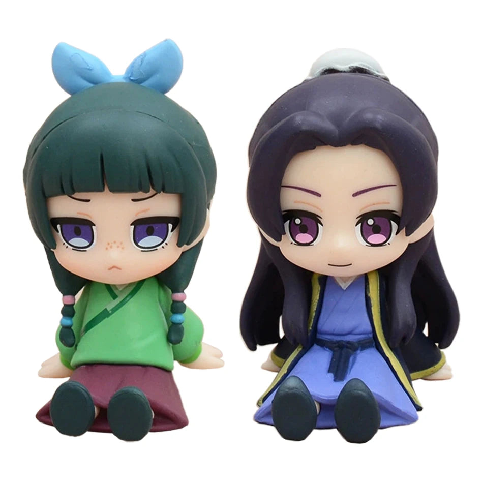 The Apothecary Diaries Maomao & Jinshi Mini Figure - Kawaii Anime Desktop Car Ornament Model Gift