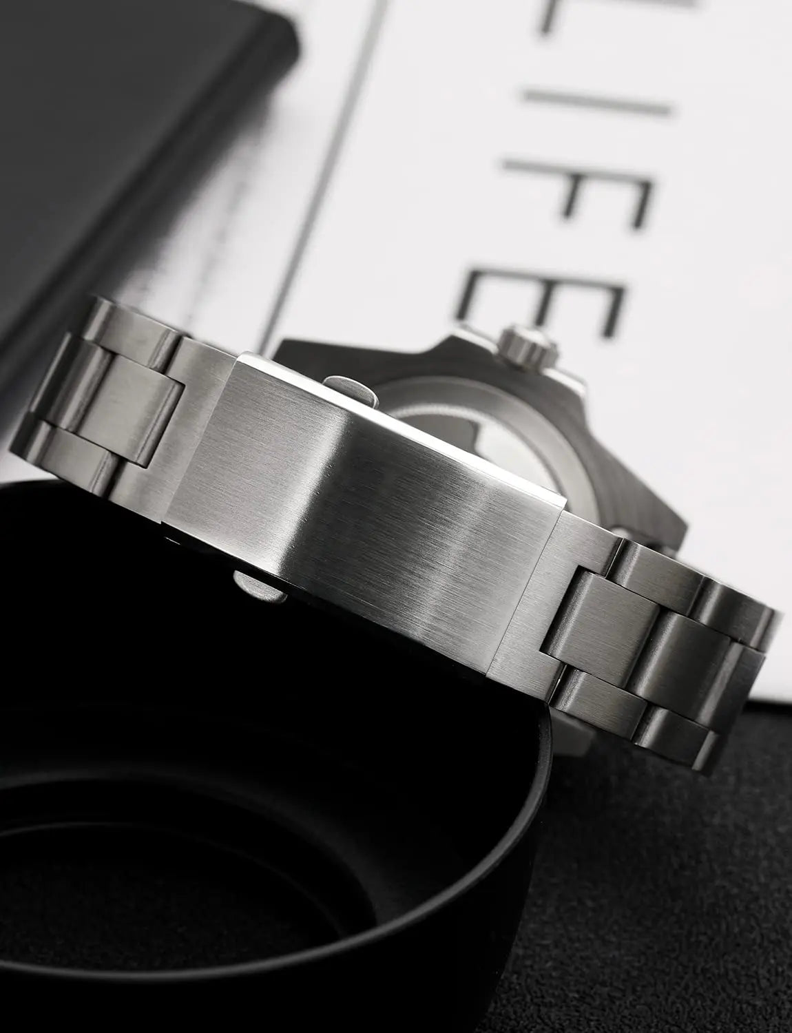 Watchdives Stainless Steel Watch Clasp – 16mm/18mm/20mm/22mm Folding Safety Milled Deployant Replacement Buckle
